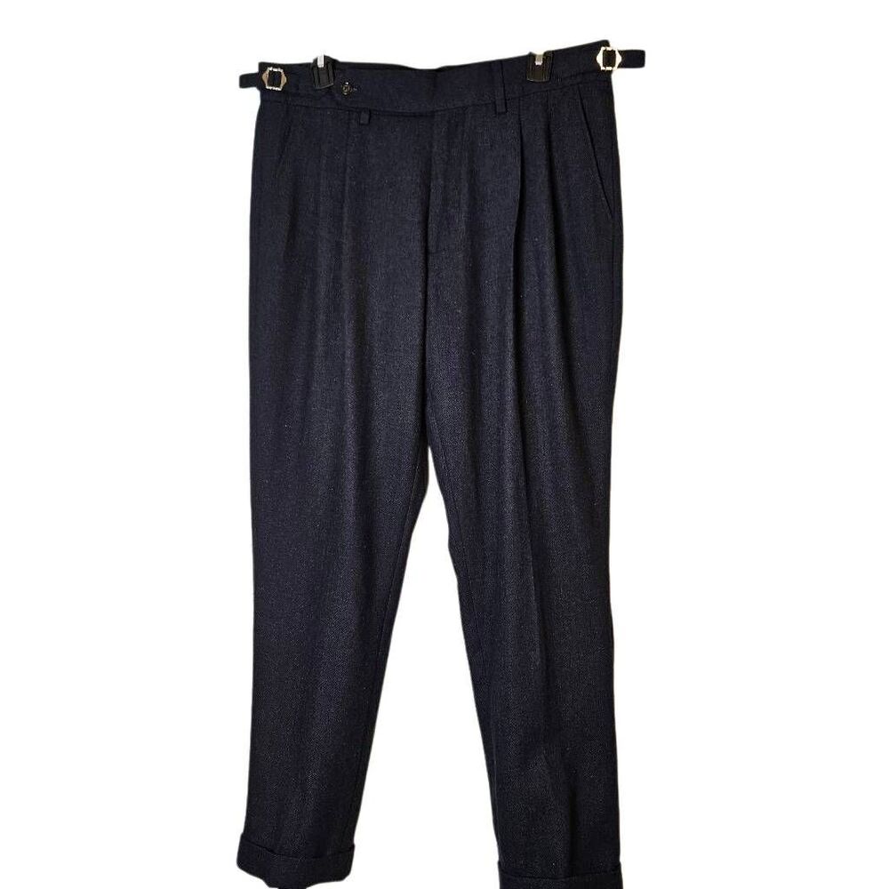 PJ Paul Jones navy pleated dress pants. NWT, M, #1000